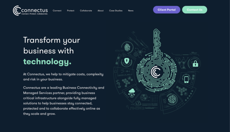 Connectus-website design
